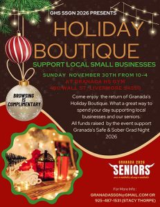 Years in Review Holiday Boutique 11/30/2025