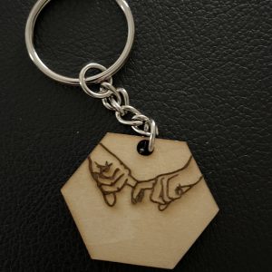 Laser Cut Keychain – Style #14
