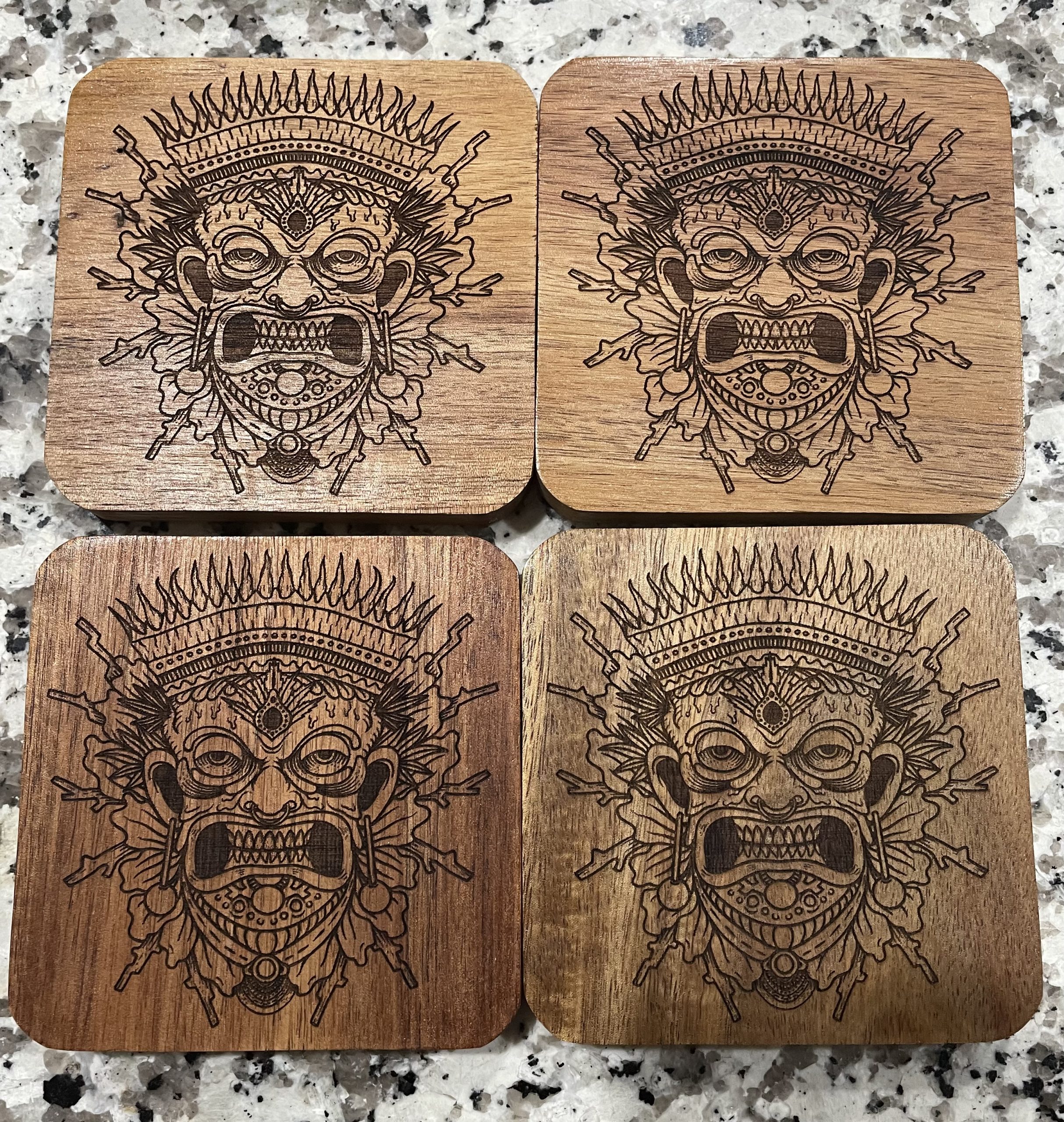 LE-158.2 Coaster Set - Style #25 - Image 2