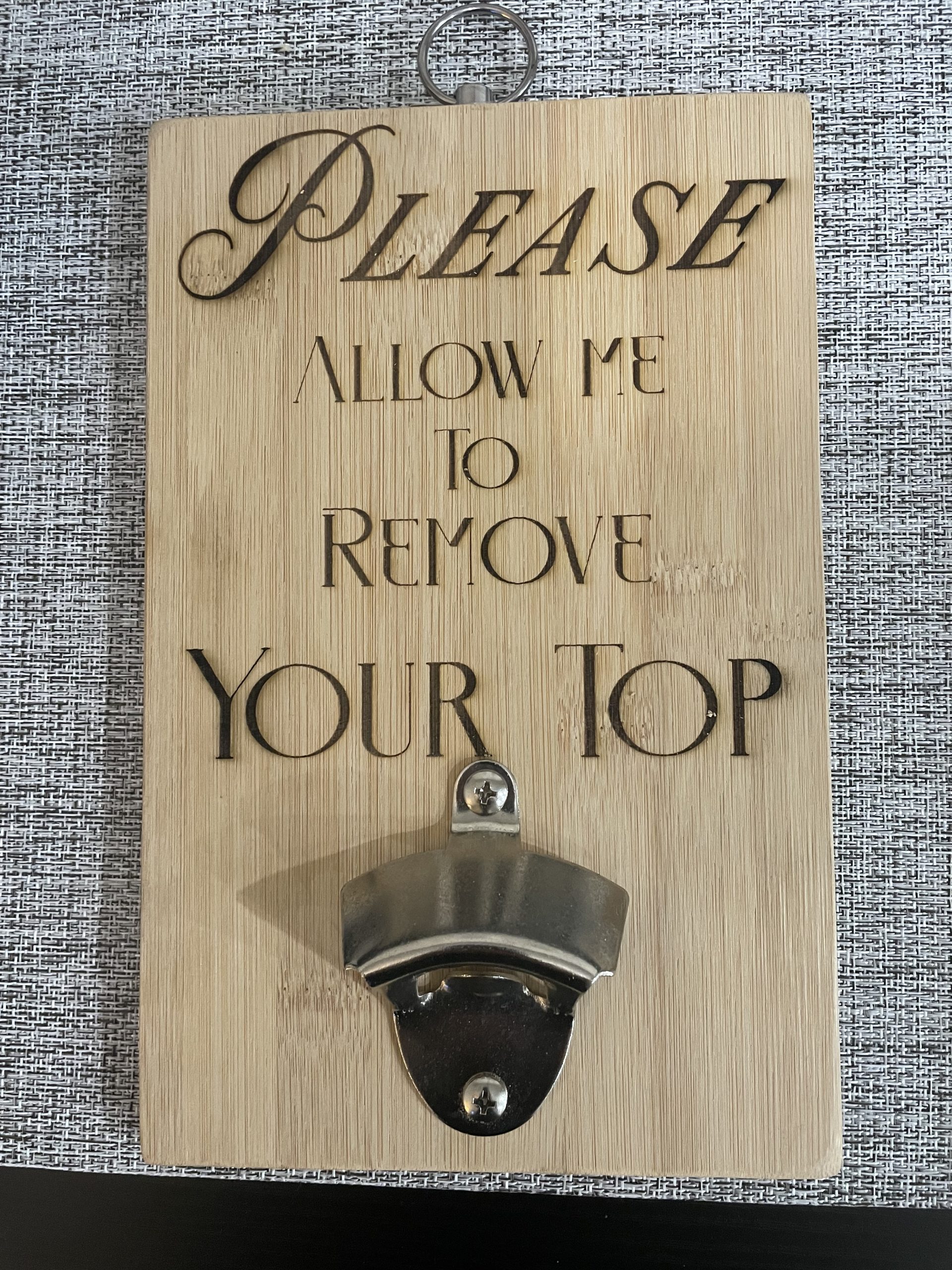 Hanging Bottle Opener - Style #7 LE 50 Scaled