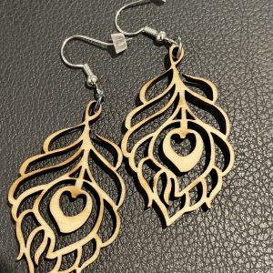 Wood Earrings – Style #12
