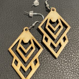 Wood Earrings – Style #13
