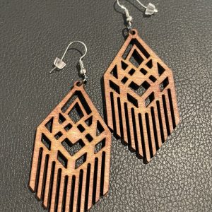 Wood Earrings – Style #14