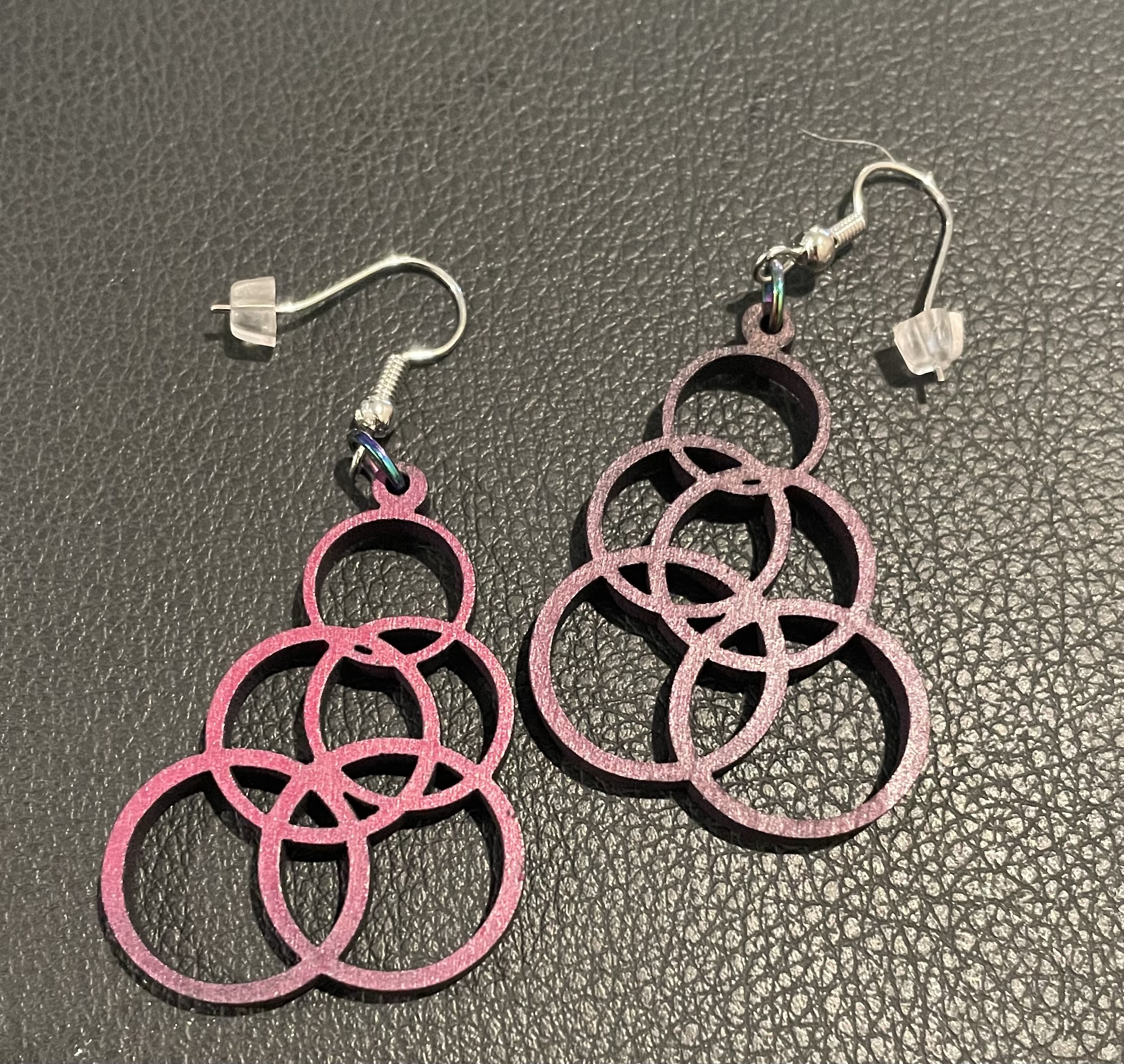 Wood Earrings - Style #15 WD 17