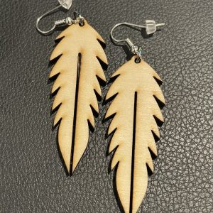 Wood Earring – Style #19