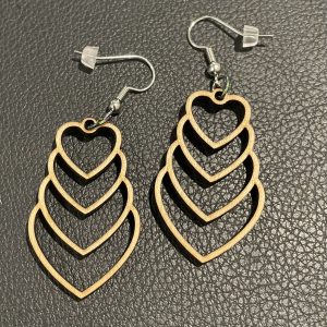Wood Earrings – Style #24