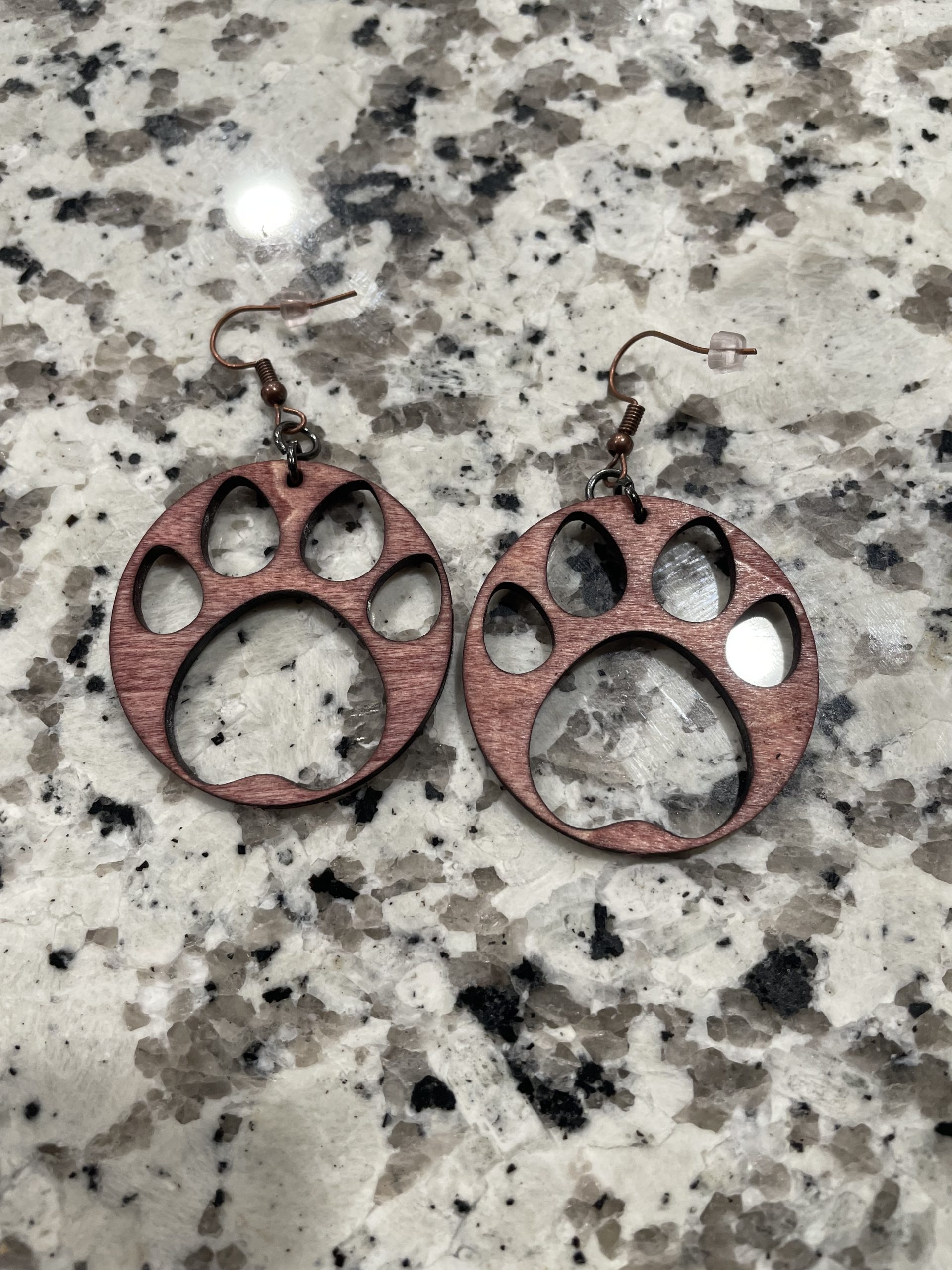 WD-31 Wood Earrings - Style #29