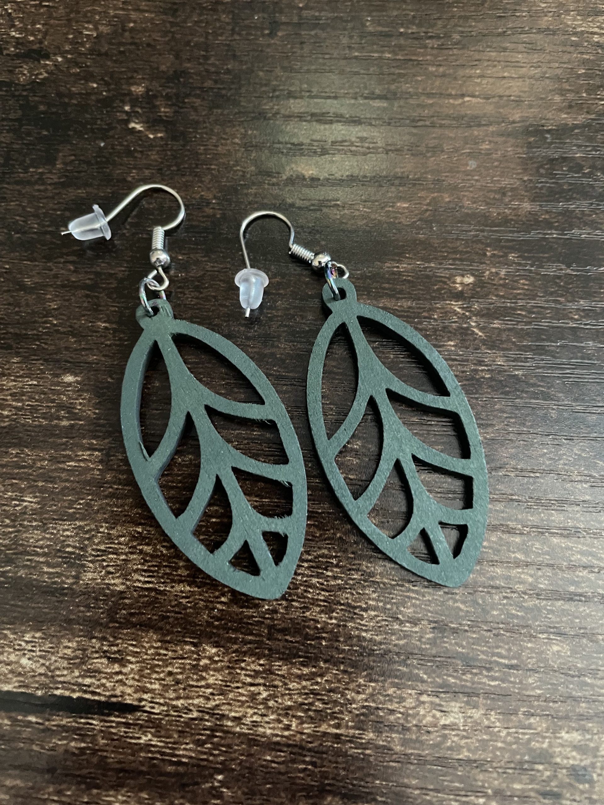 WD-33 Wood Earrings - Style #32