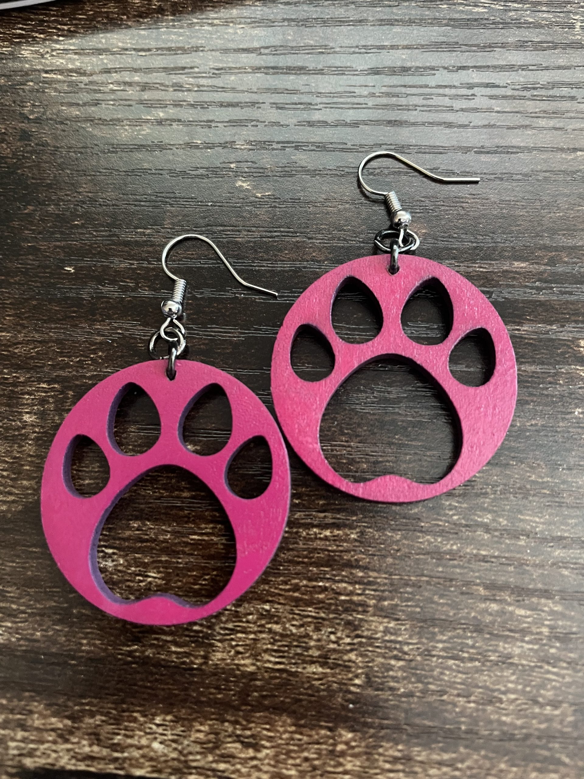 WD-35 Wood Earrings - Style #34