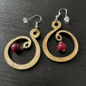 Wood Earrings – Style #36