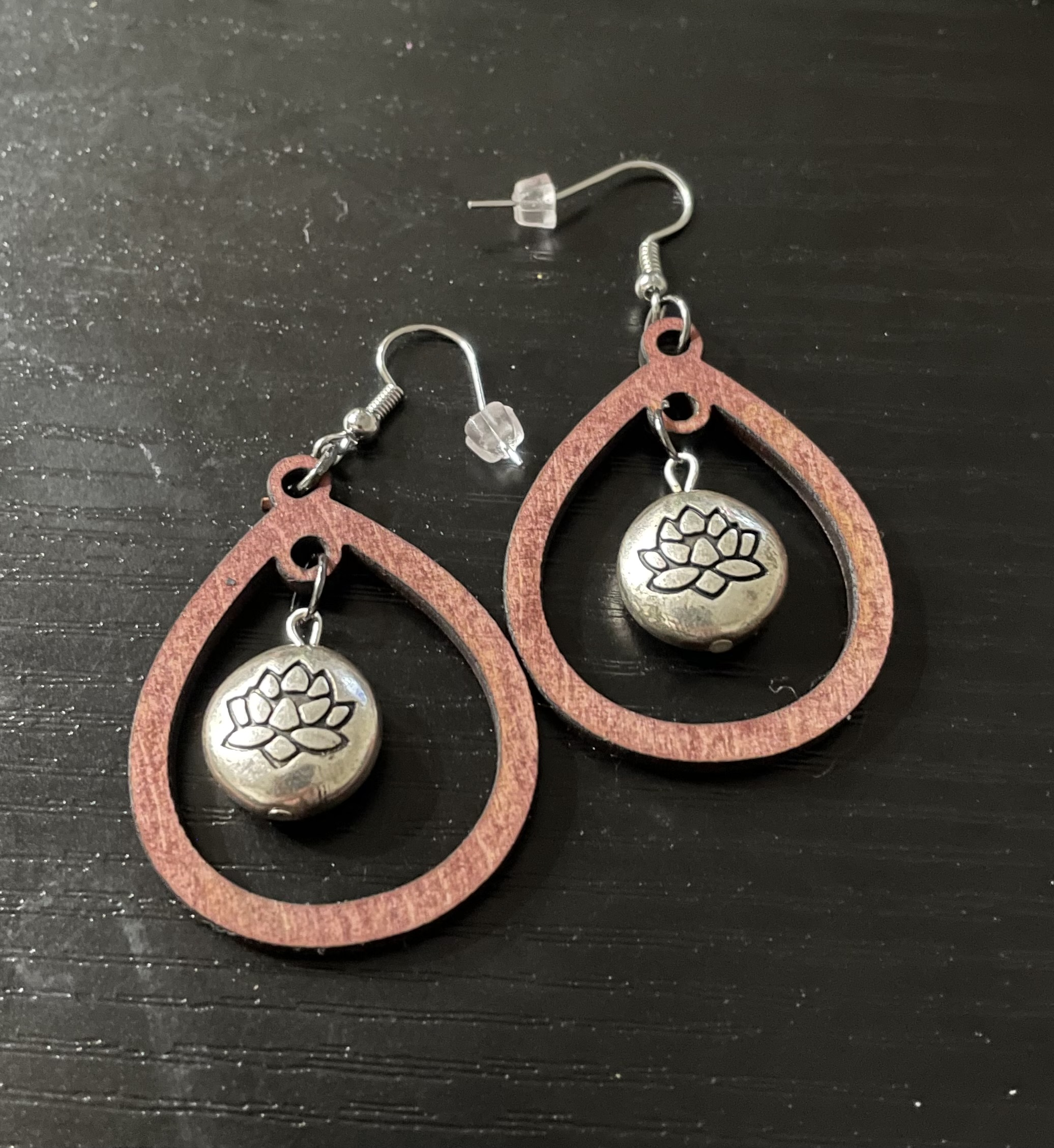 Wood Earrings - Style #37 WD 38