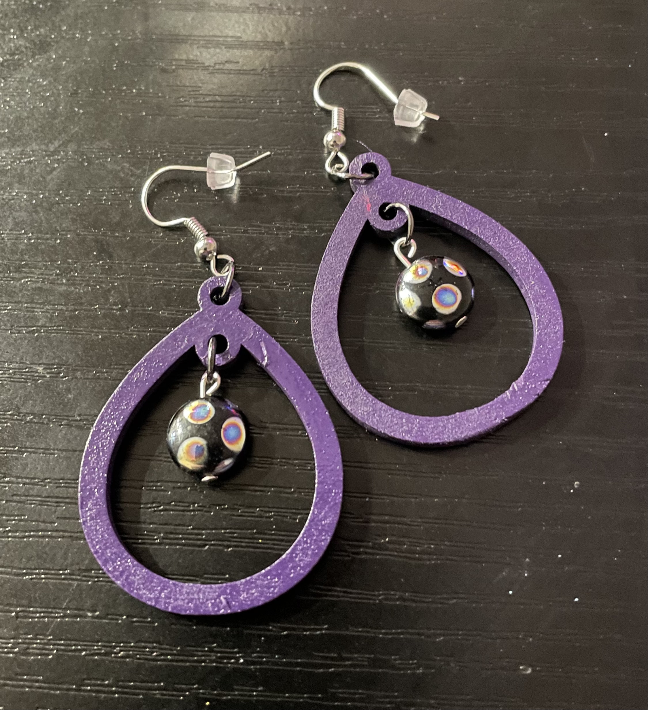 WD-39 Wood Earrings - Style #38