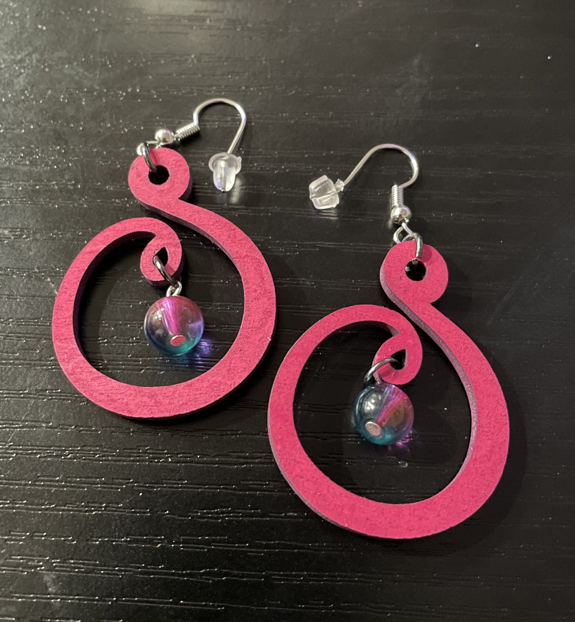 Wooden Earrings - Style #39 WD 40