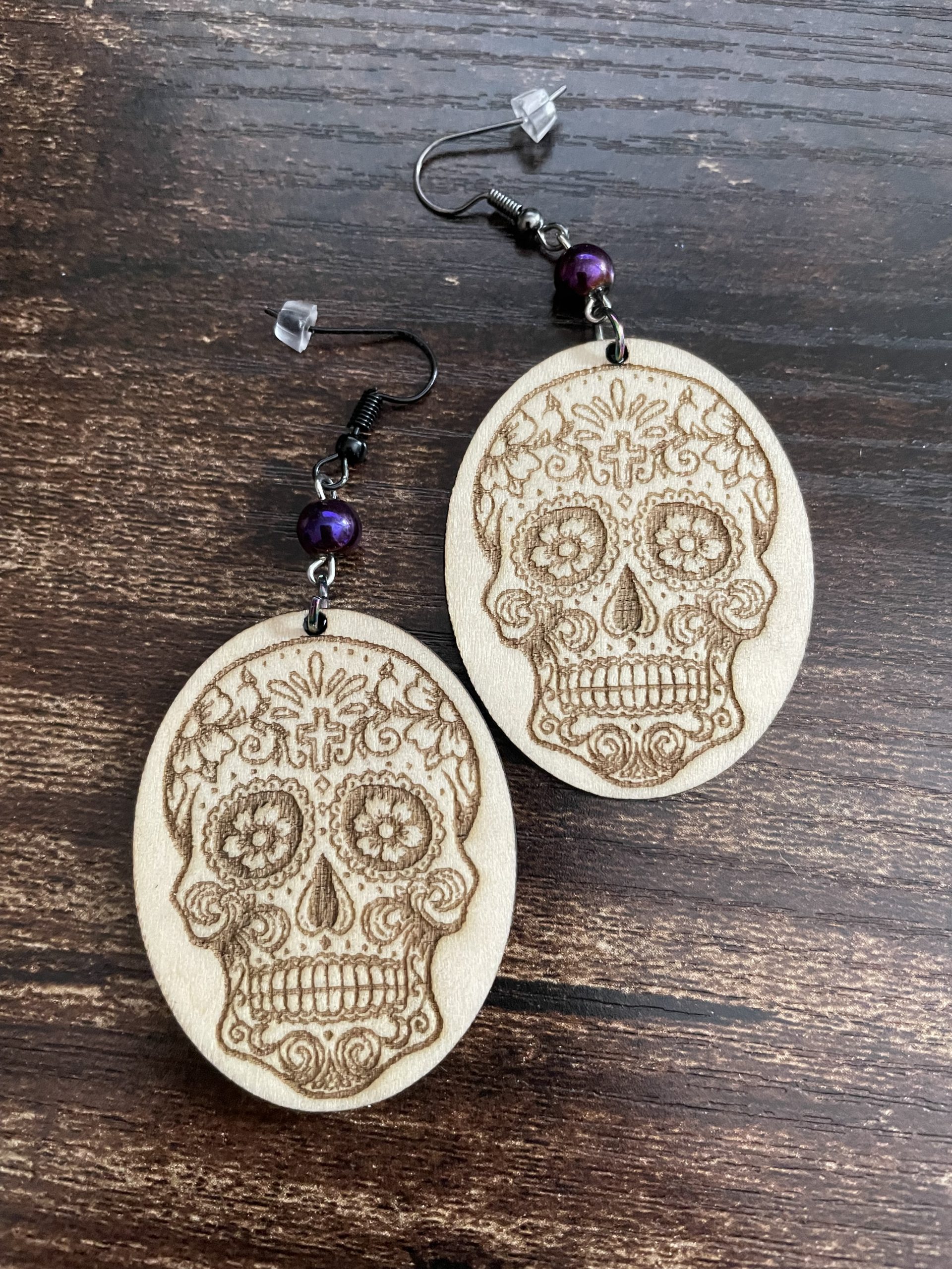 Wood Earrings - Style #46 WD 47 Scaled