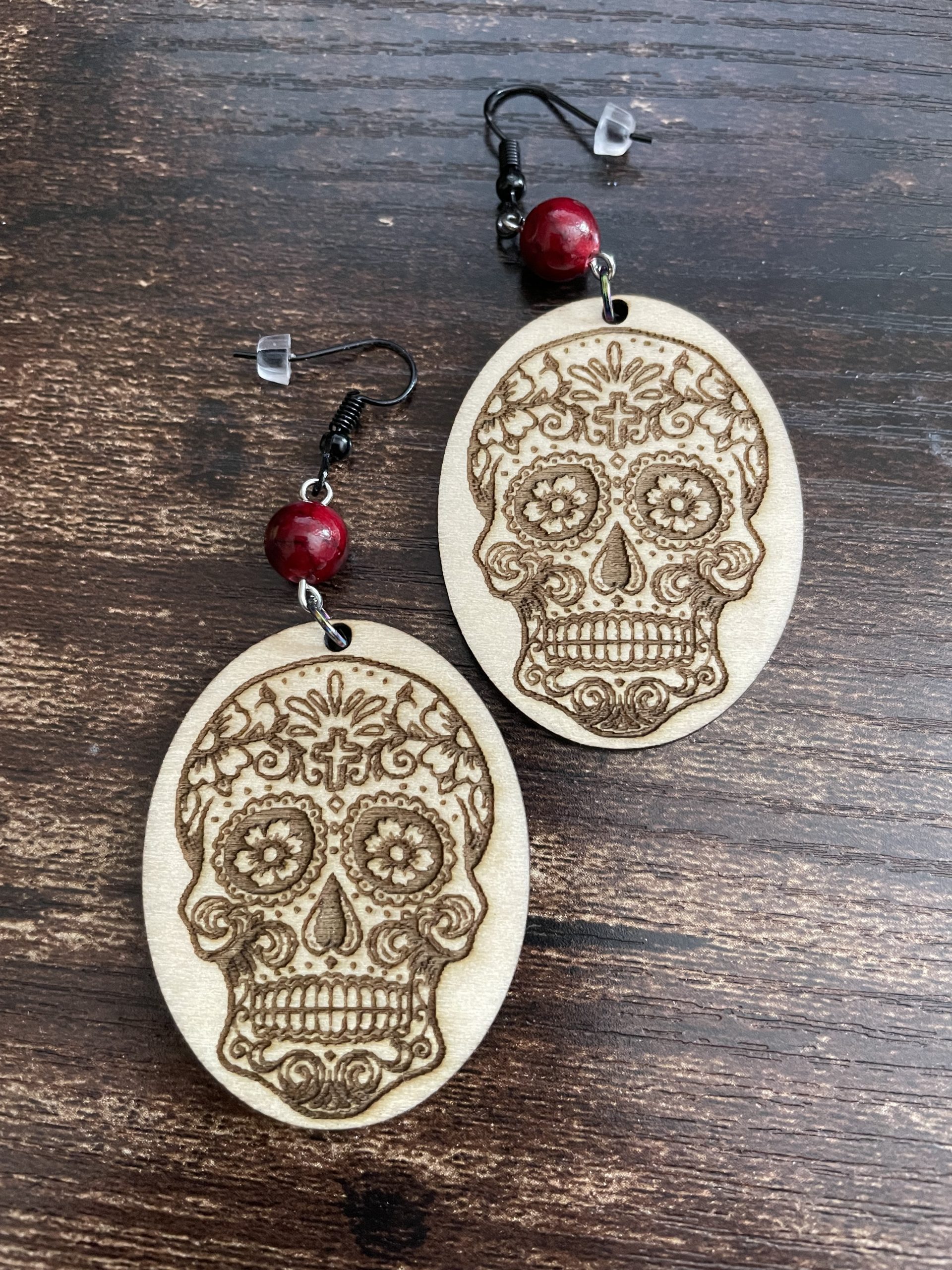 Wood Earrings - Style #49 WD 50 Scaled