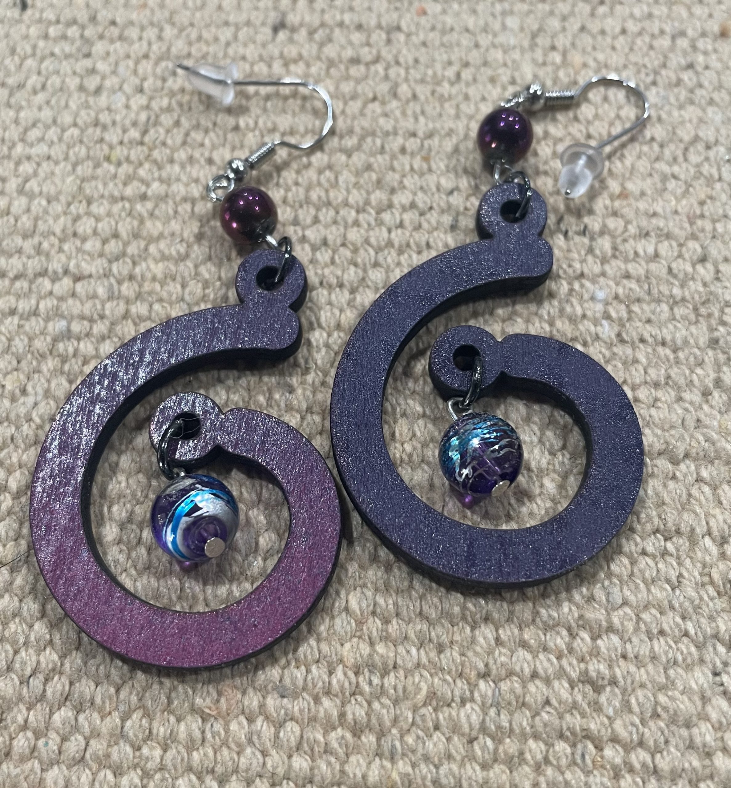 Wood Earrings - Style #52 WD 53 Scaled