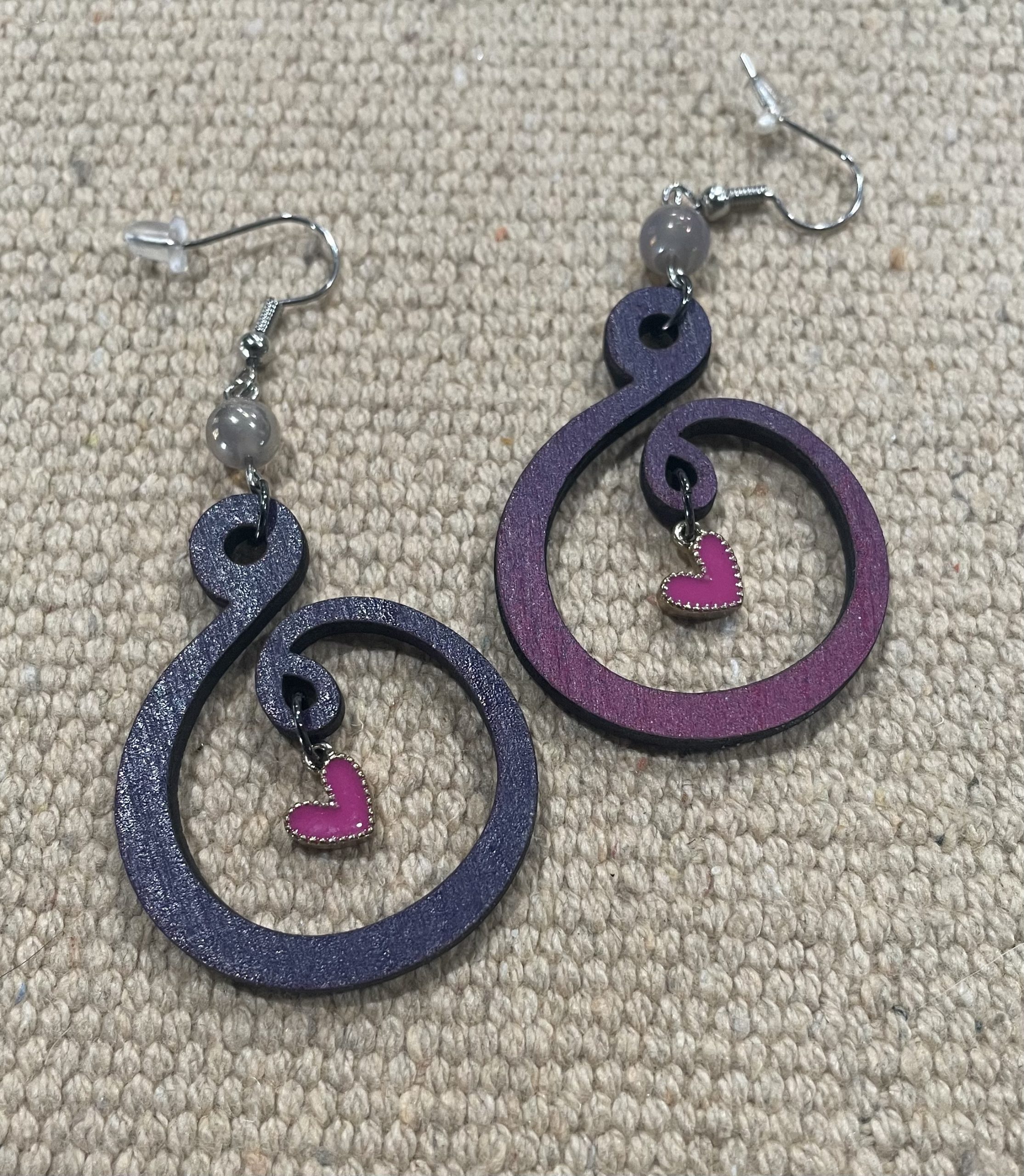 Wood Earrings - Style #54 WD 55 Scaled