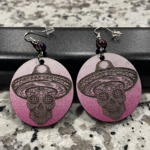 Wood Earrings – Style #55