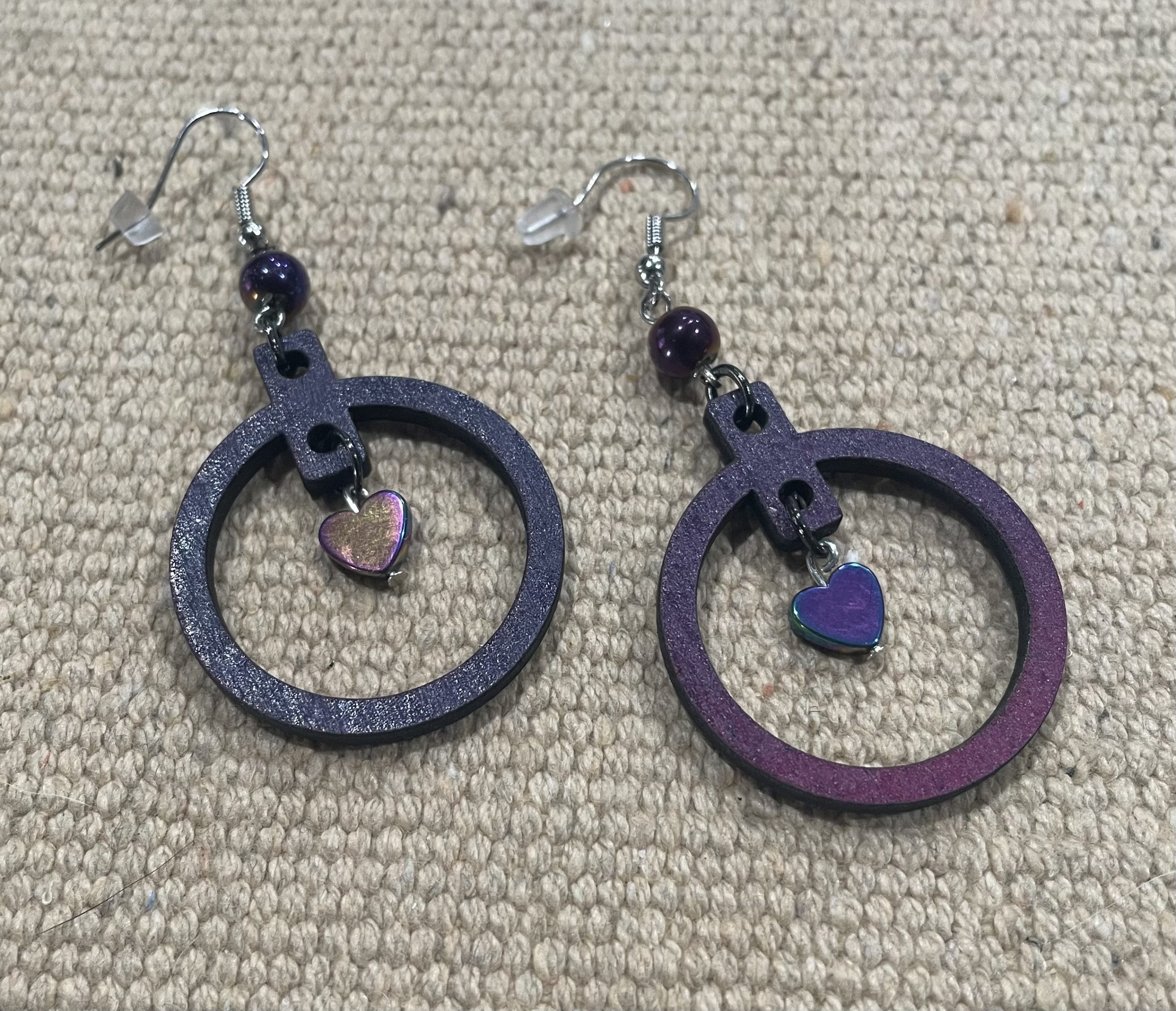 Wood Earrings - Style #56 WD 57 Scaled