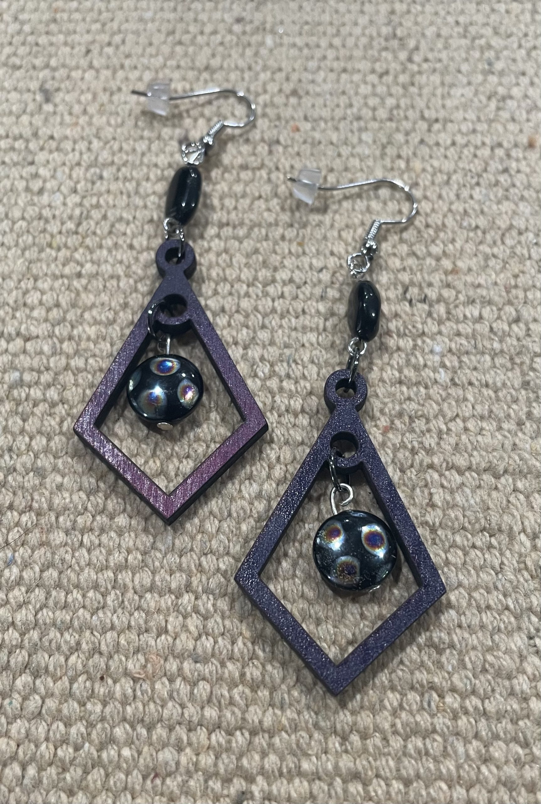 Wood Earrings - Style #57 WD 58 Scaled