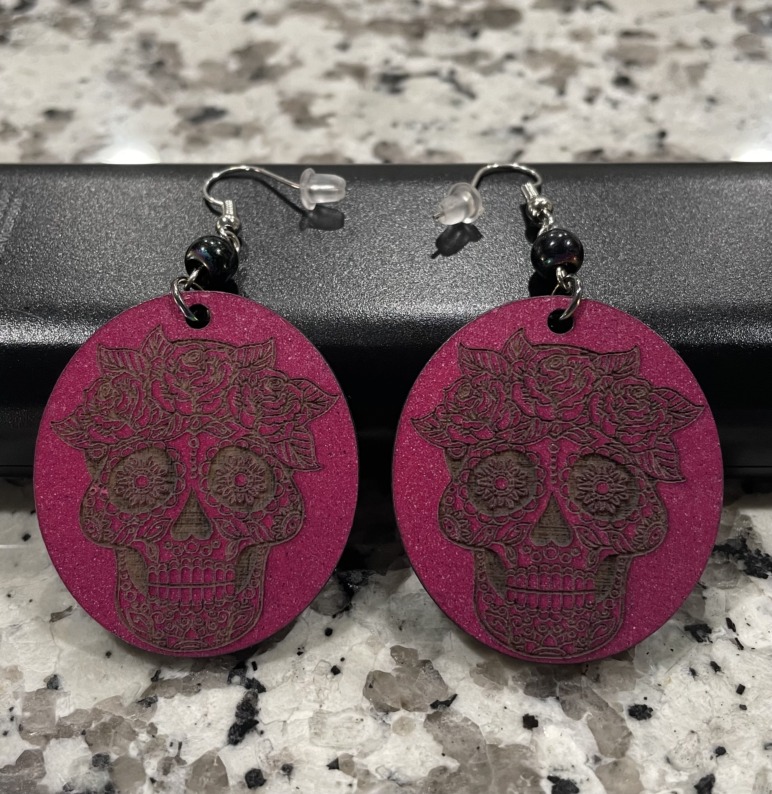 WD-61 Wood Earrings - Style #60