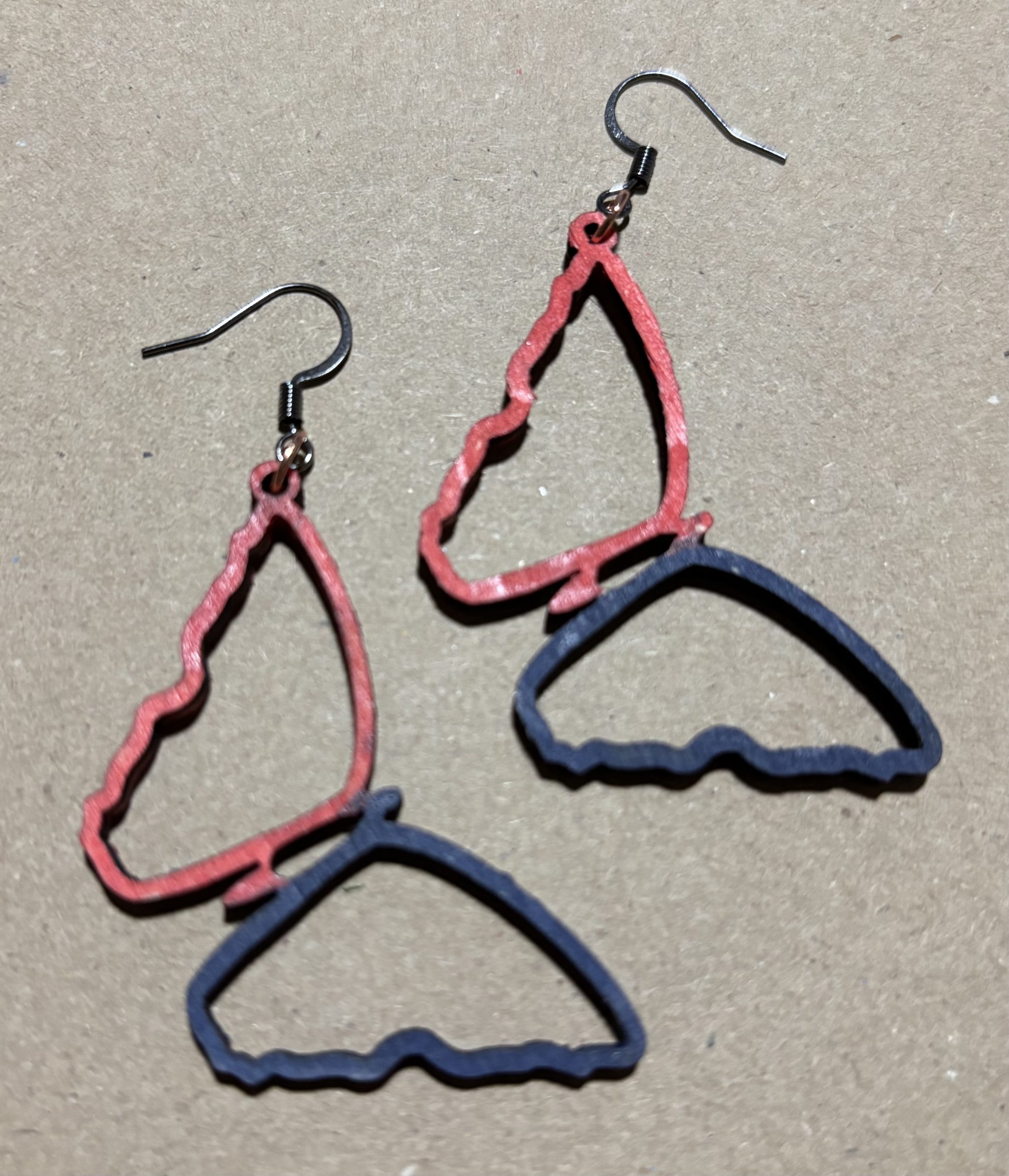 Wood Earrings - Style #80 WD 81 Scaled