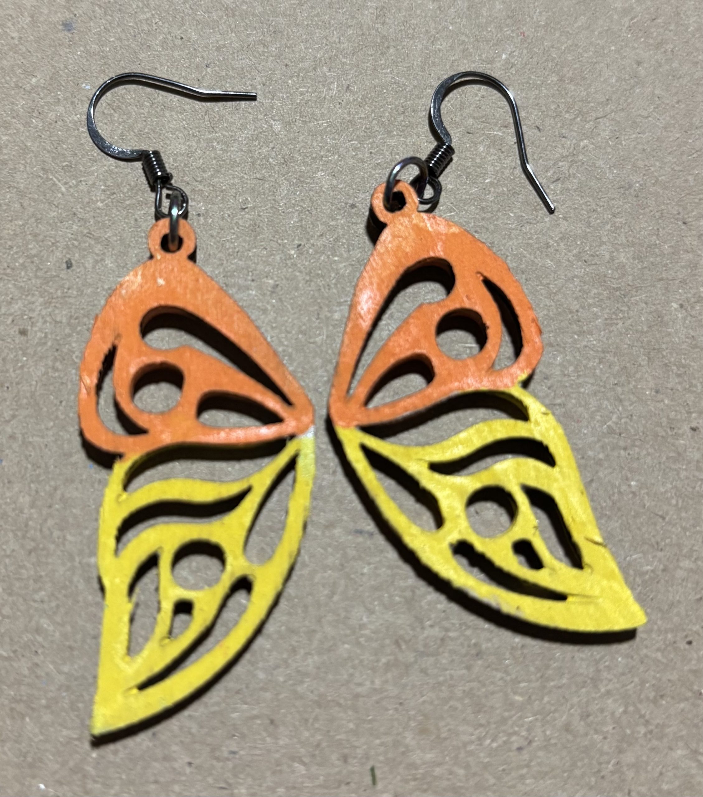 WD-83 Wood Earrings - Style #82