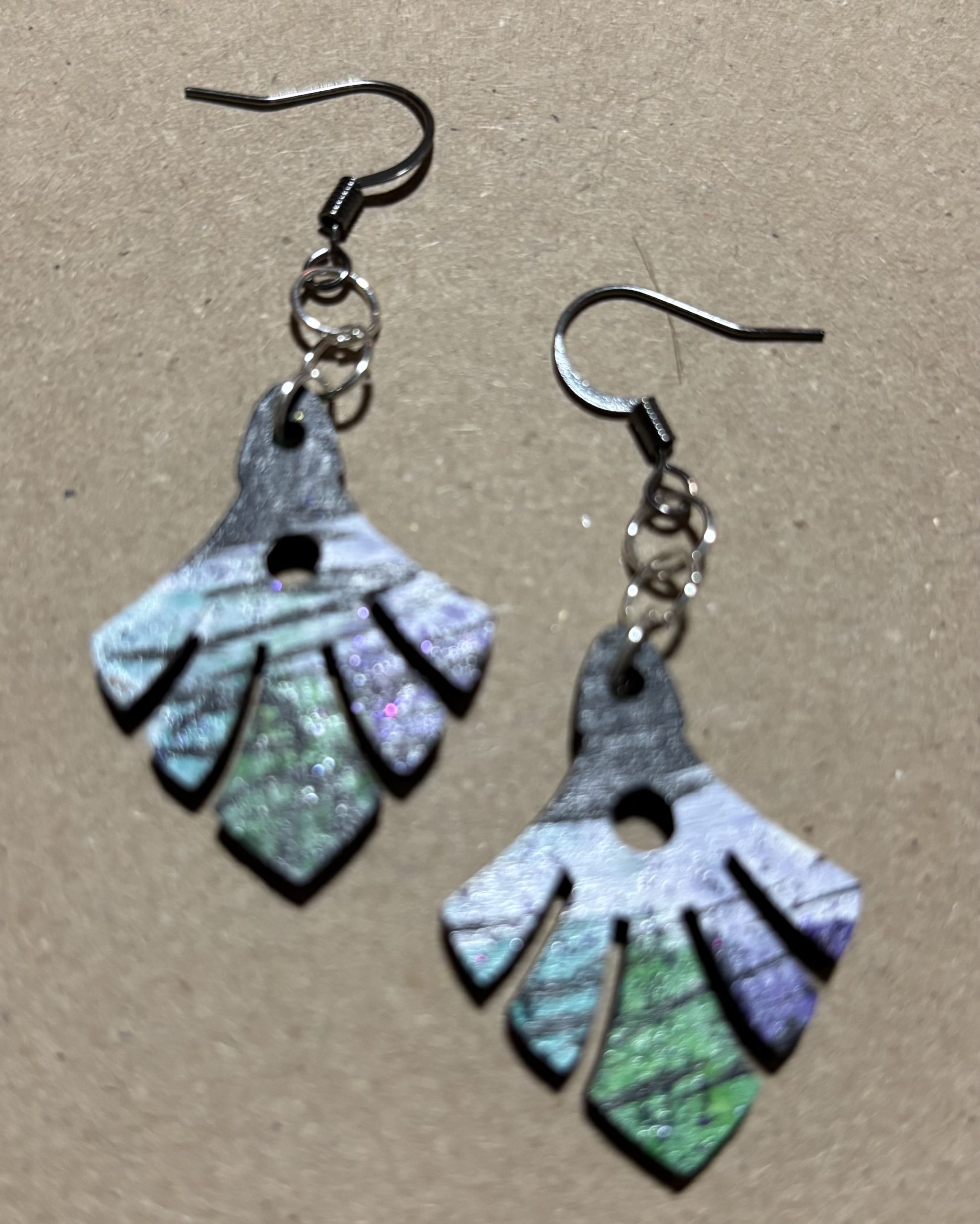 Wood Earrings - Style #88 WD 90 Scaled