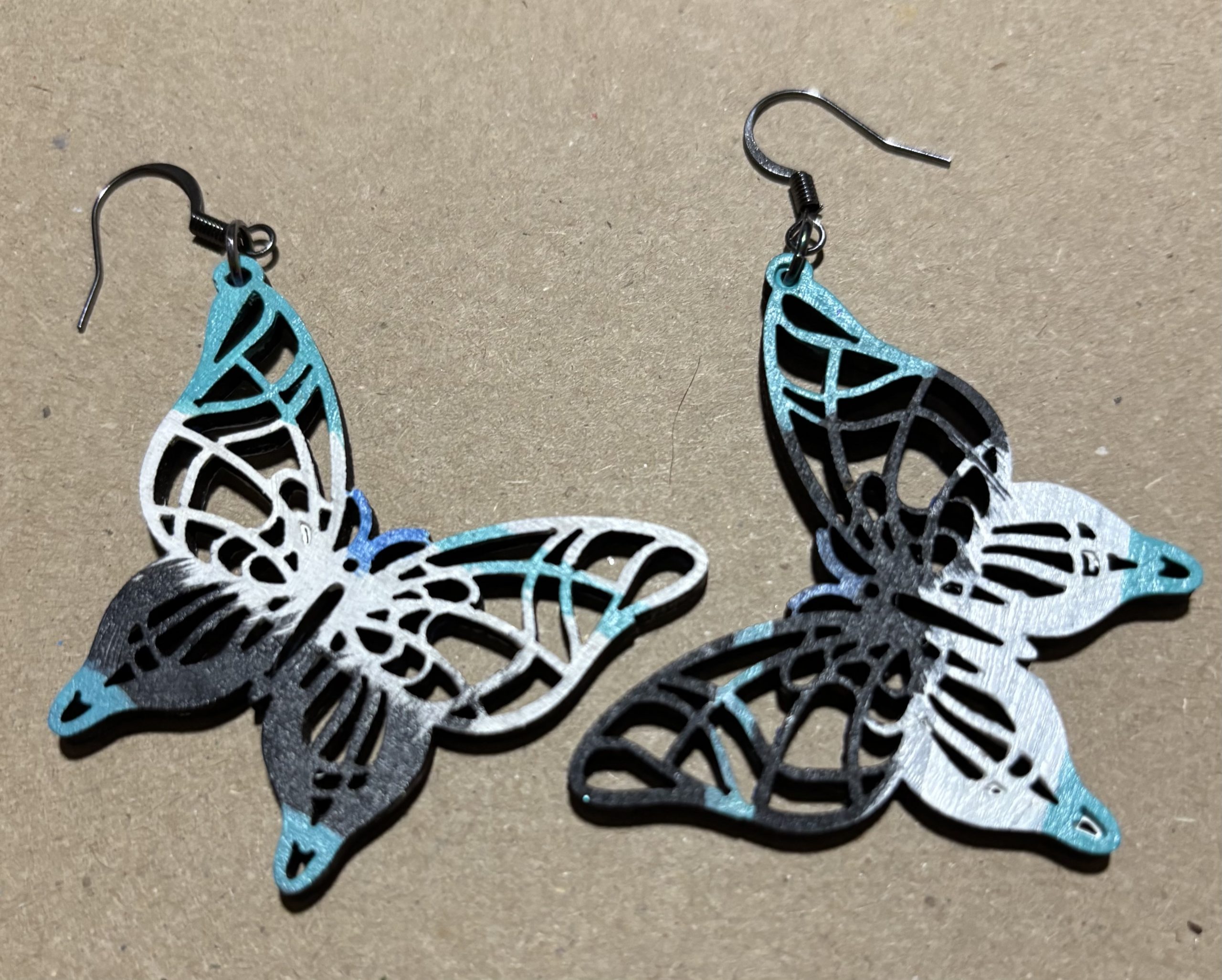 WD-92 Wood Earrings - Style #90