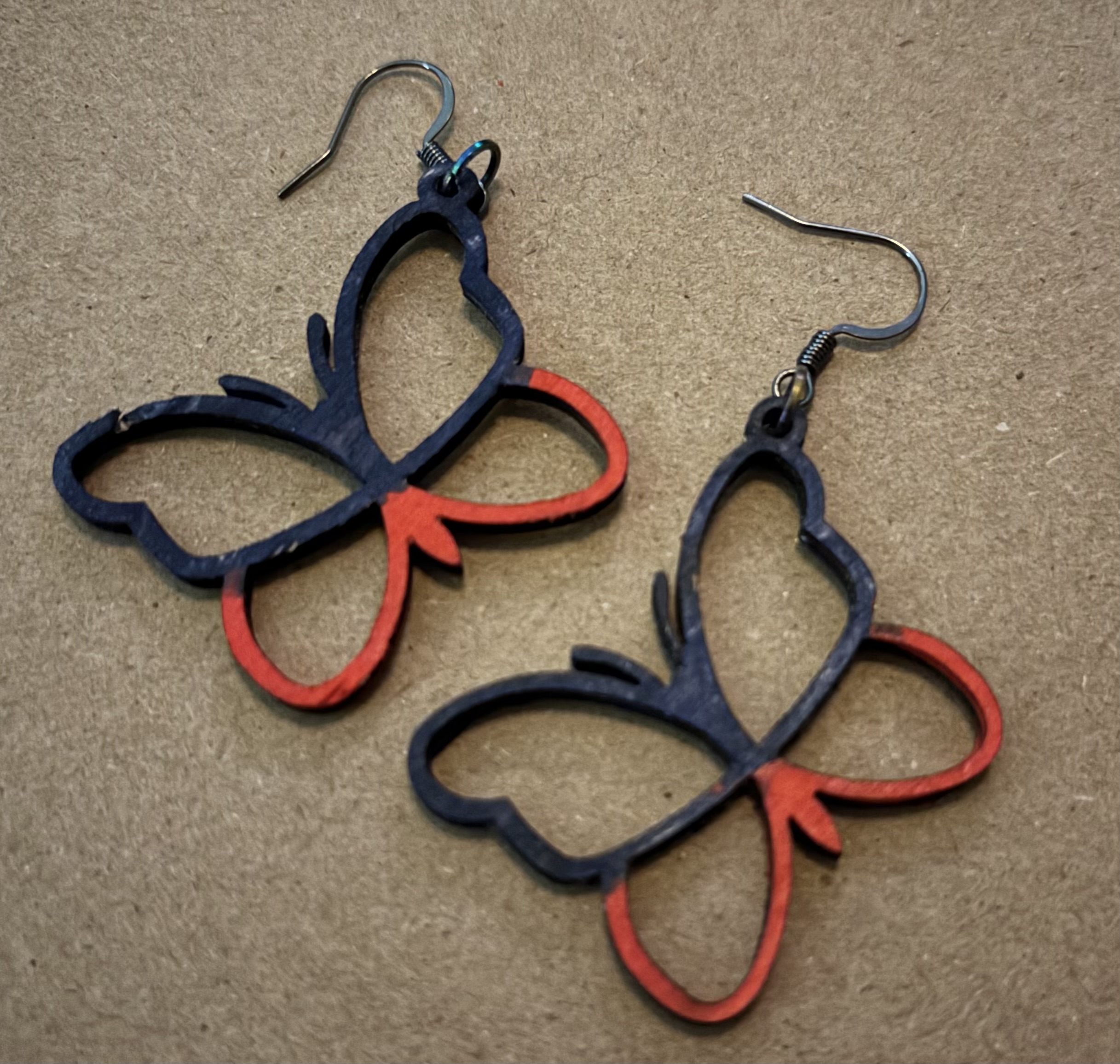 WD-94 Wood Earrings - Style #92