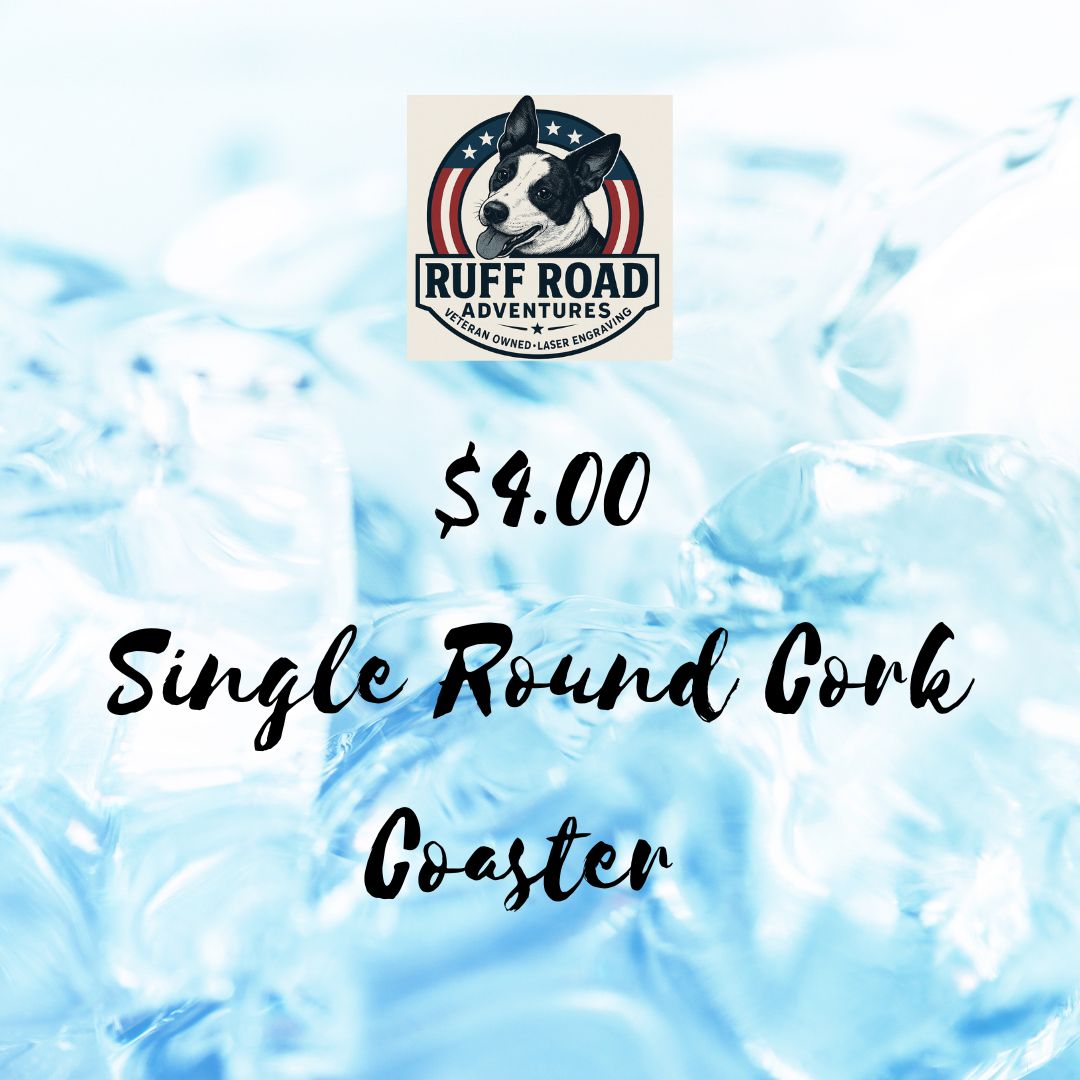 Custom Cork Coaster - Single single cork coaster